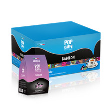 96 Capsule POP CAFFE' BABILON Miscela 3 Arabica compatibili BIALETTI NO 100