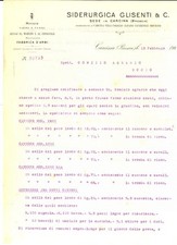 1900 VILLA CARCINA (BS) Siderurgica GLISENTI & C. Concorso cannoni antigrandine