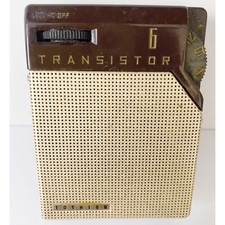TOSHIBA TRANSISTOR 6TP-354 - Radio TASCABILE Onde Medie (OM) - 1965 USA