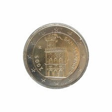 Moneta corso 2 euro originale San Marino 2005