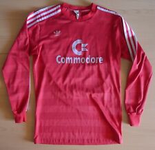 OTTIME CONDIZIONI: MAGLIA HOME FC BAYERN MÜNCHEN 1984/85 COMMODORE! BRACCIO LUNGO! taglia 5/6