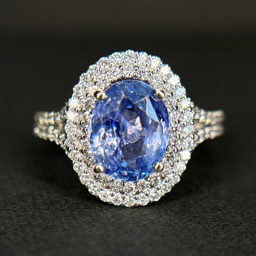 Anello pietra zaffiro blu - pietra,
