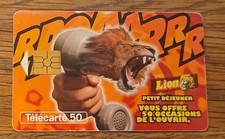 Télécarte 50 - Lion petit