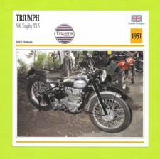 Fiche moto triumph 500 - fiche,
