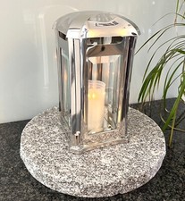 Lanterna tombale in acciaio inox vaso base lampada tombale lampada tombale luce tombale vaso tombale 