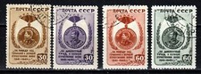 RUSSIA URSS CCCP Unione Sovietica 1946 Medaglia della vittoria completa usata