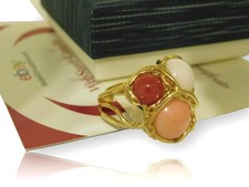 Anello per doNna in corallo