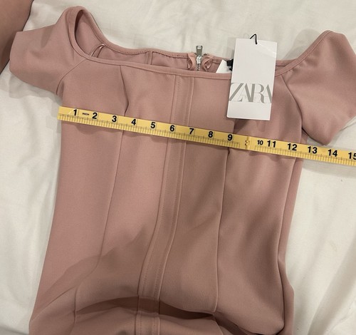 Abito tubino zara rosa - rosa, spalle