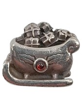 Pandora Charm Slitta Argento