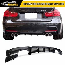 Carbon Fiber Look Rear Bumper