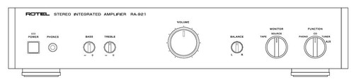 Rotel 921 amplificatore - rotel,