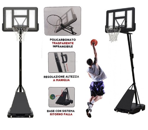 Canestro basket con piantana - basket,