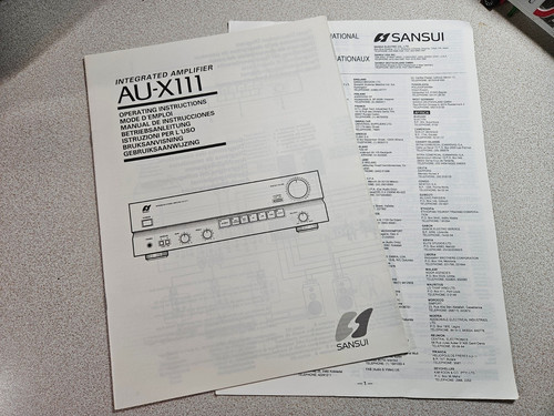 Amplificatore sansui x111 - amplificatore,