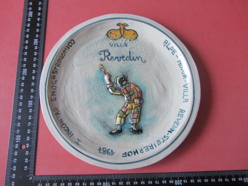 Piatto ceramica del 1987 - in,