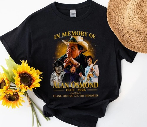Shirt alan osmond 1949 2026 - t-shirt, 1949-2026