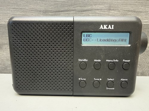 Akai a61041b radio dab - radio, fm/dab
