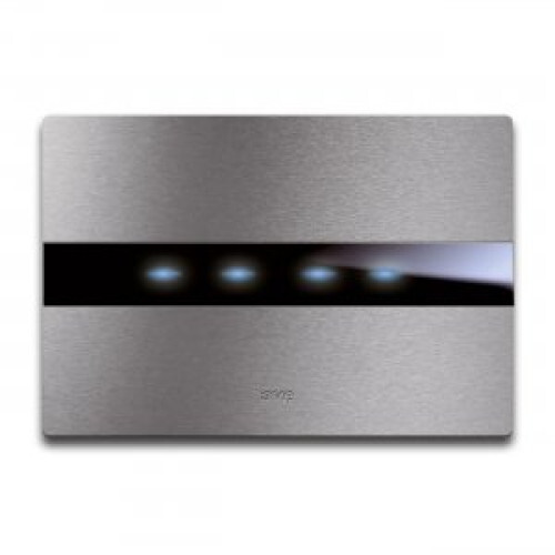 Placca ave touch alluminio - touch, in