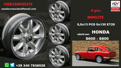 Cerchi minilite 5x13 5 - 4, 5,5x13