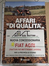 Manifesto Fiat Agri Viterbo Trattori 1992