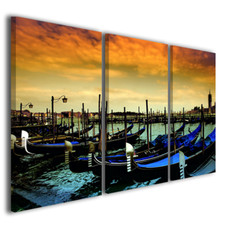 Stampa su tela Venezia gondole