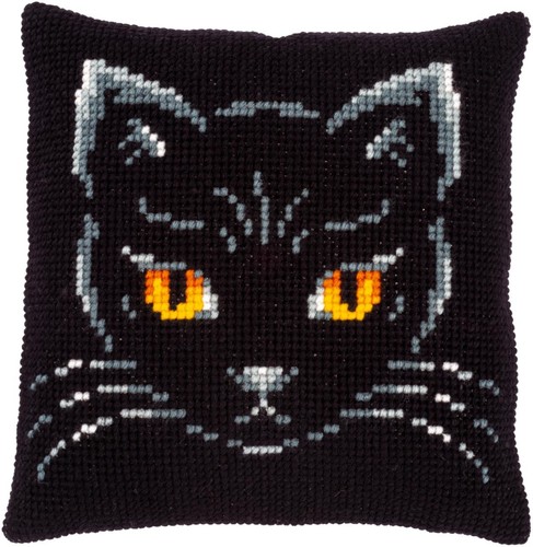 Kit ricamo punto croce gatto - croce, "gatto
