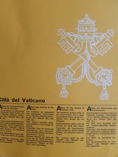 PAPATO" BENEDETTO XVI"  SU FOGLI "MILORD BOLAFFI"  IN ALBUM  CON CUSTODIA.