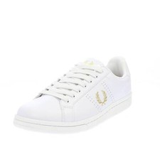 Fred Perry Sneakers Basse In Pelle Bianco - Taglia 46 [11 US 30cm] Scarpe Uomo