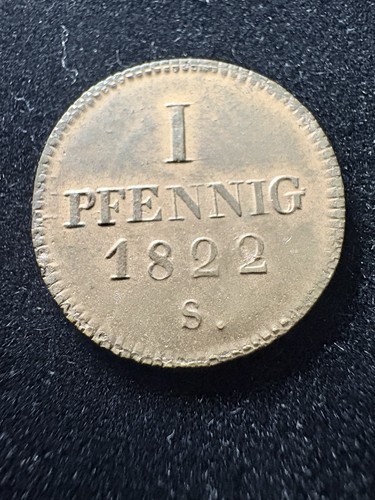 Moneta pfennig 1822 - 1,