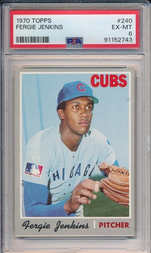 1970 topps 240 fergie jenkins - 1970,