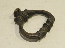 vecchia MANIGLIA MANICO PER COMO CASSETTO in ottone bronzo pomello vintage di