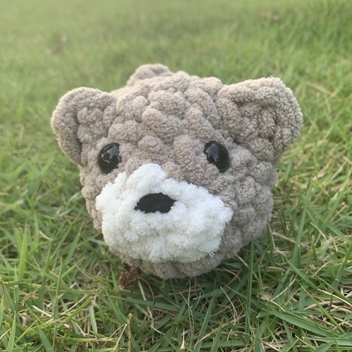 Handmade crochet bear - handmade,