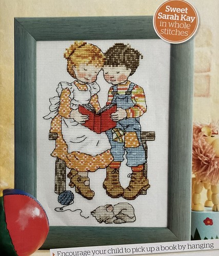 Tabella punto croce sarah - tabella,