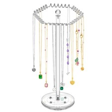 Organizzatore per Collane In Acrilico Porta Collane Girevole Appendiabiti T1368