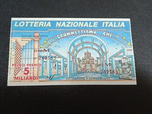 Biglietto lotteria nazionale - lotteria,