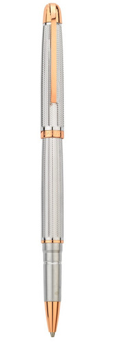 Penna roller metallo bicolore - penna,