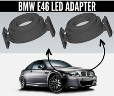 Coppia ADATTATORI PER Bmw serie 3 E46 montaggio KIT LED H7/ xenon Portalampada