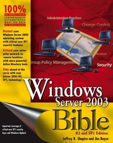 Windows server 2003 bible for - 2003, bible: