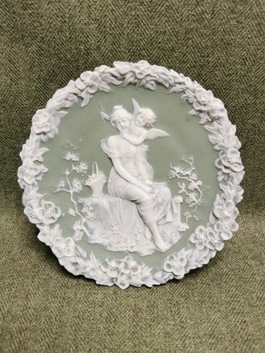 Antique jasper wall plate - wall,