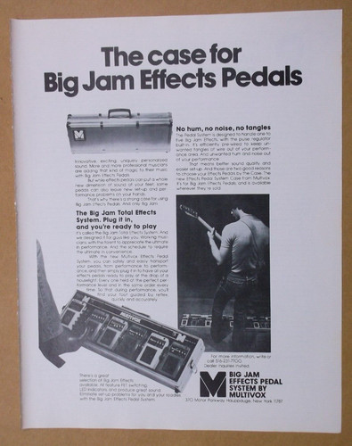1981 big jam effects - big, pedali
