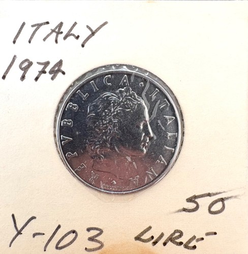 Italia 1974 lire - italia,, lire,