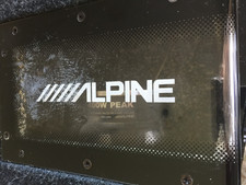 subwoofer passivo alpine sbg 844br 400w