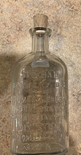 Antica bottiglia vetro olio - antica,