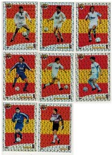UNFP Football Cards 1995-1996 Lot 8 Real Madrid Zamorano Redondo Hierro