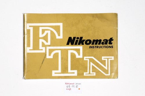 Istruzioni nikon nikomat ftn - nikomat,
