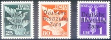 Zara. 3 esemplari 1943