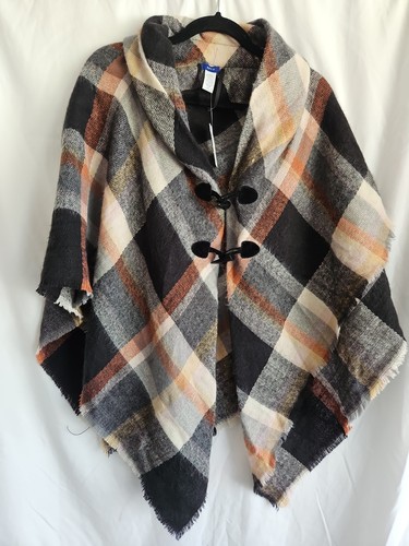 Poncho quadri apt chiusura - apt, 9