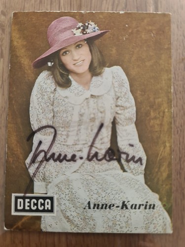 Autografo anne karin autografi - autografo,