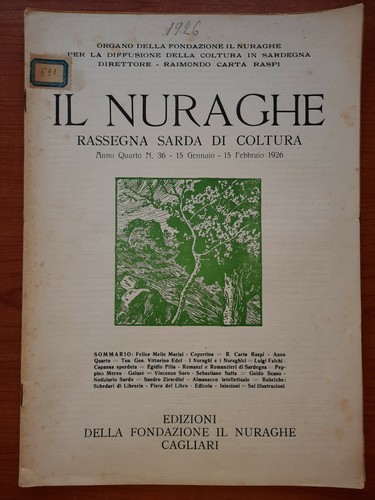 Nuraghe rassegna sarda di - nuraghe,