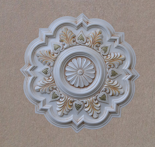 Rosone gesso decorato a - in,