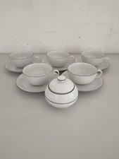 Servizio da Tè/Caffè della "Thun" Bianco e Blu Deco Vintage